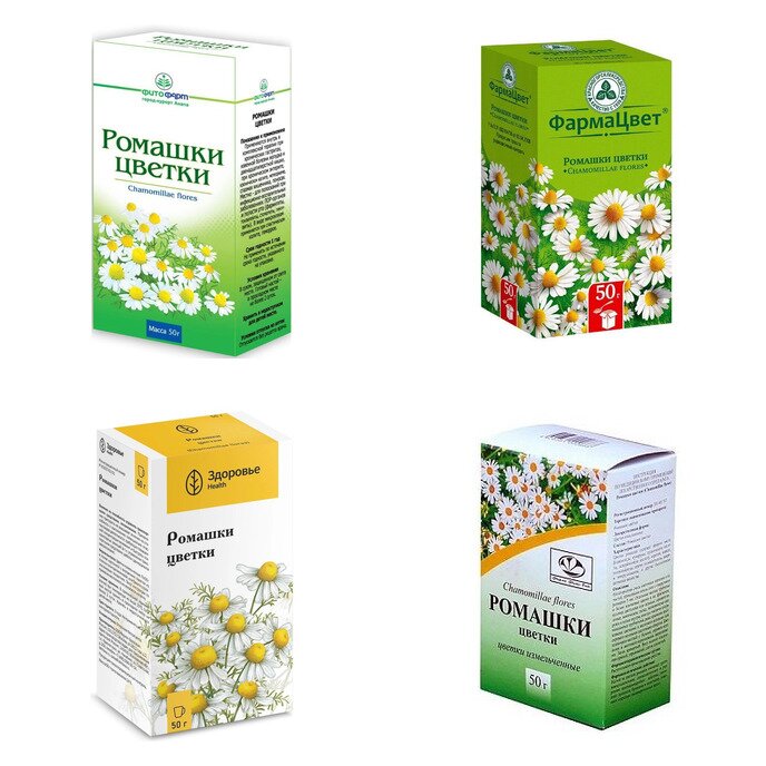 Ромашки цветки 50 г (любой производитель)