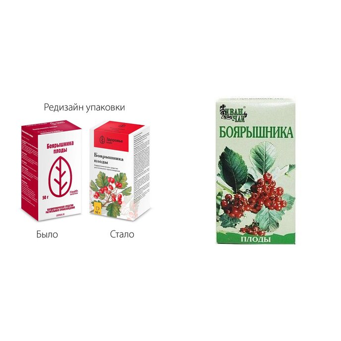 Боярышника плоды 50 г (любой производитель)