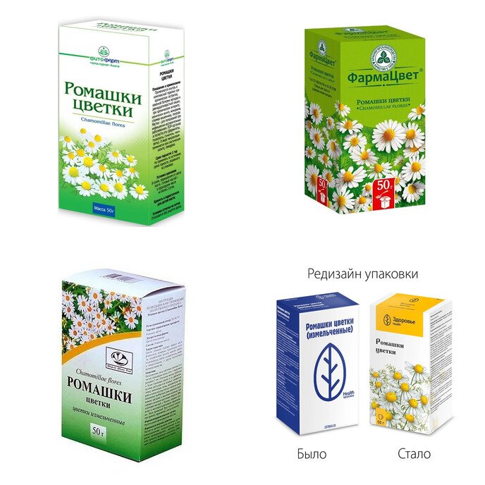 Ромашки цветки 50 г (любой производитель)