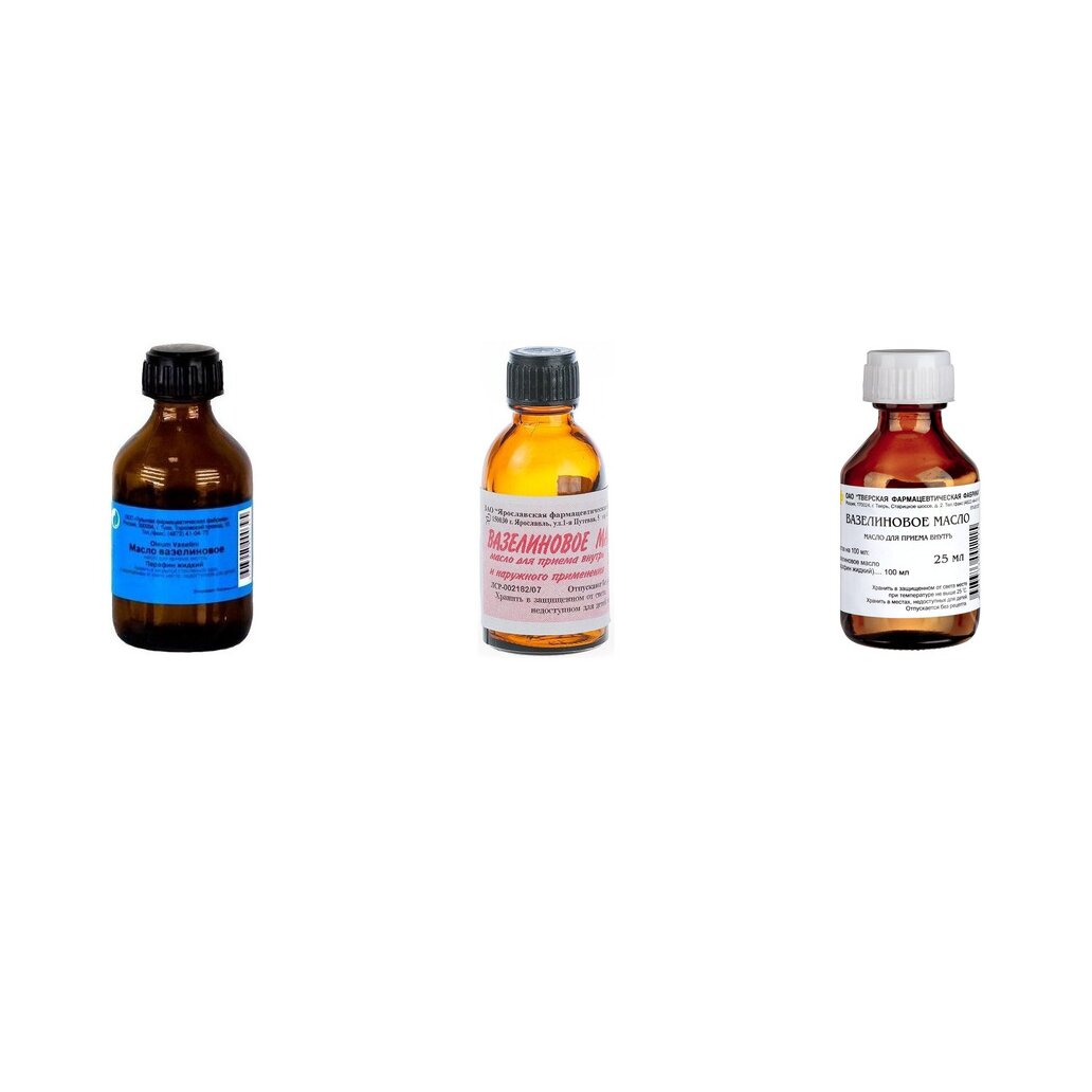 Вазелиновое масло для приема внутрь 25 мл (любой производитель)