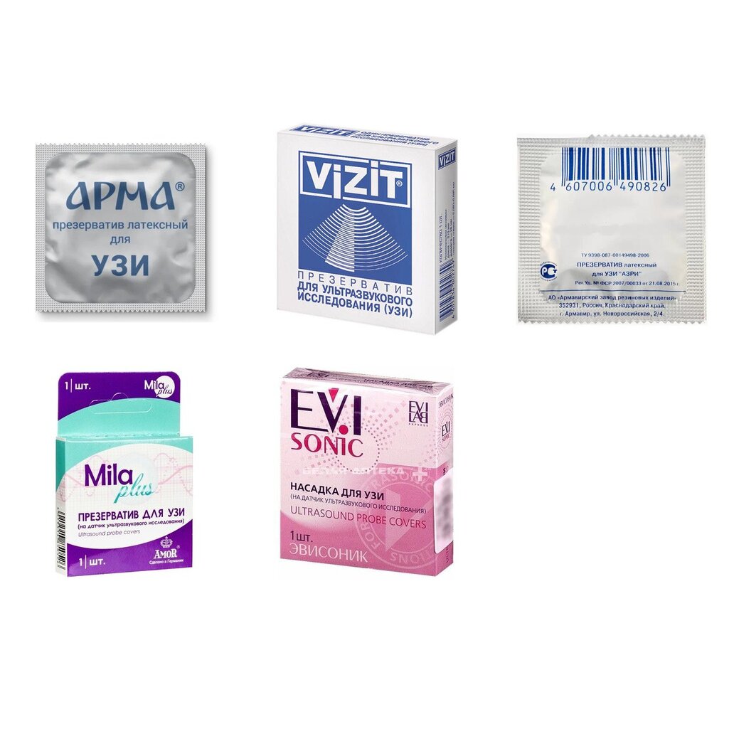 Презерватив для УЗИ 1 шт. (любой производитель)
