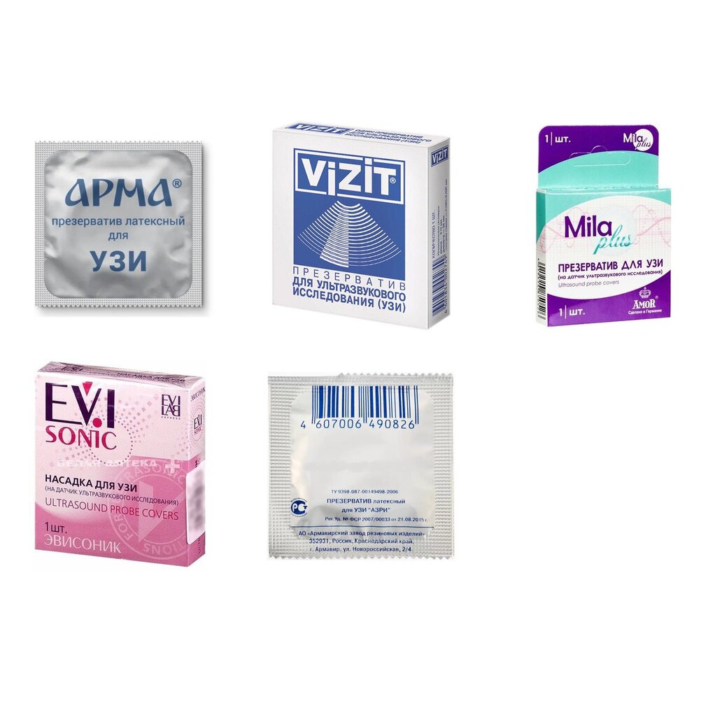 Презерватив для УЗИ 1 шт. (любой производитель)
