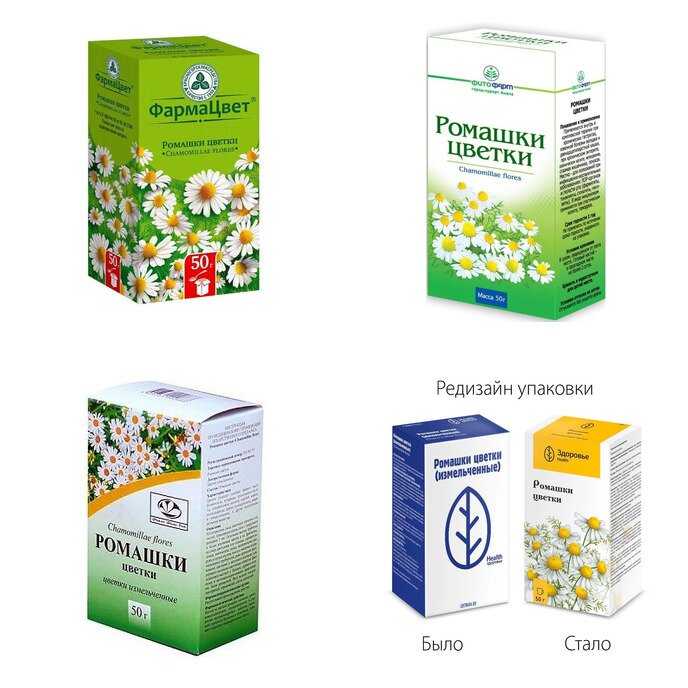 Ромашки цветки 50 г (любой производитель)