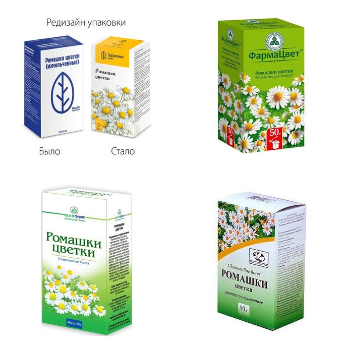 Ромашки цветки 50 г (любой производитель)
