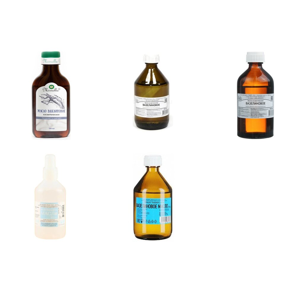Вазелиновое масло косметическое для наружного применения 100 мл (любой производитель)