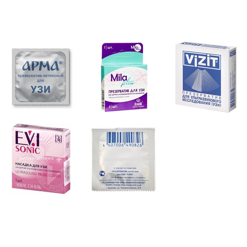 Презерватив для УЗИ 1 шт. (любой производитель)