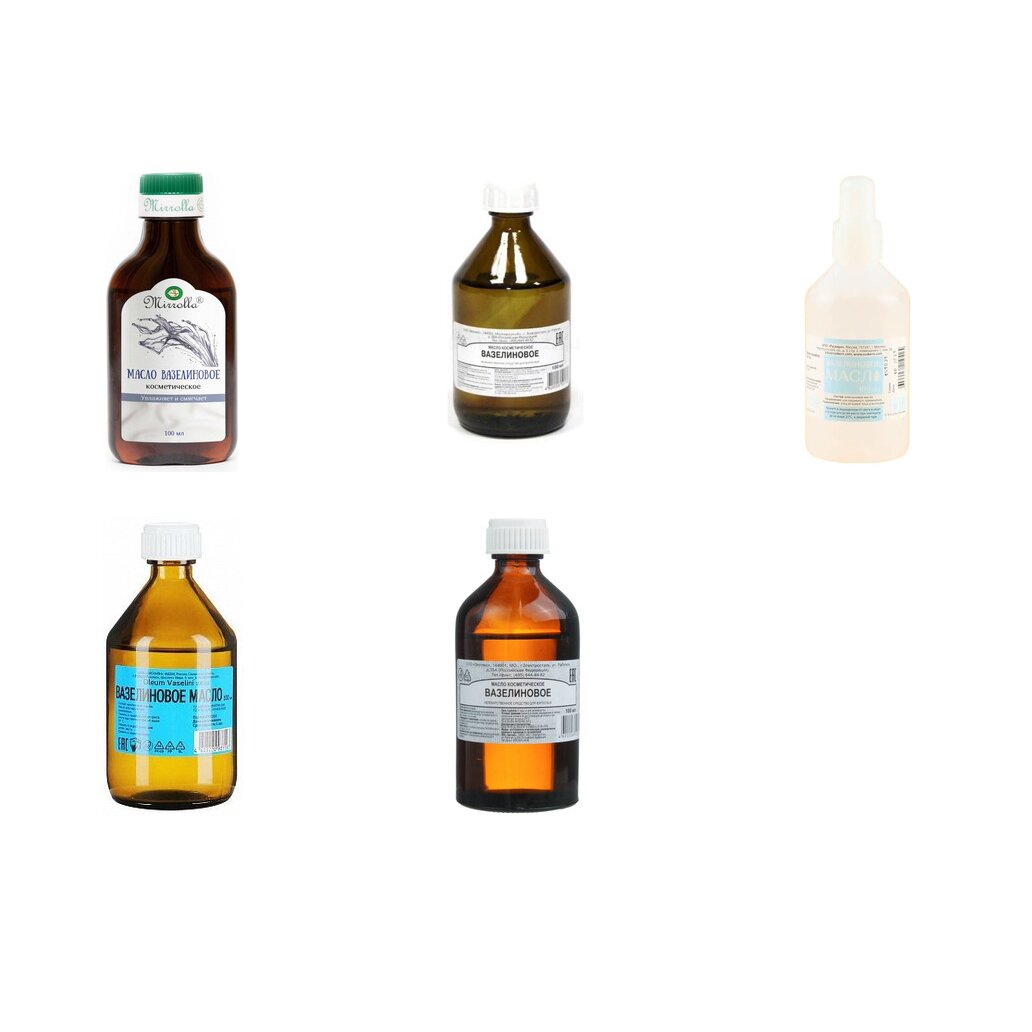 Вазелиновое масло косметическое для наружного применения 100 мл (любой производитель)