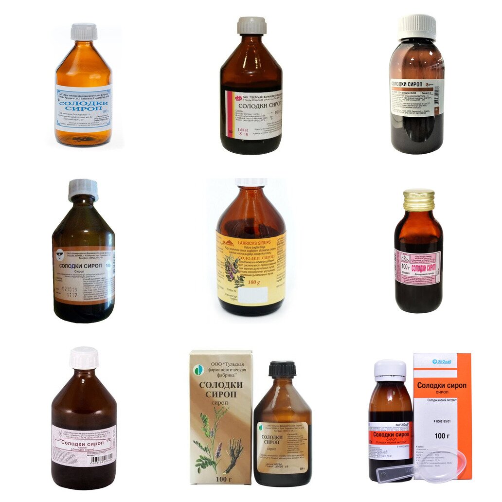 Солодки корня сироп 100 г (любой производитель)