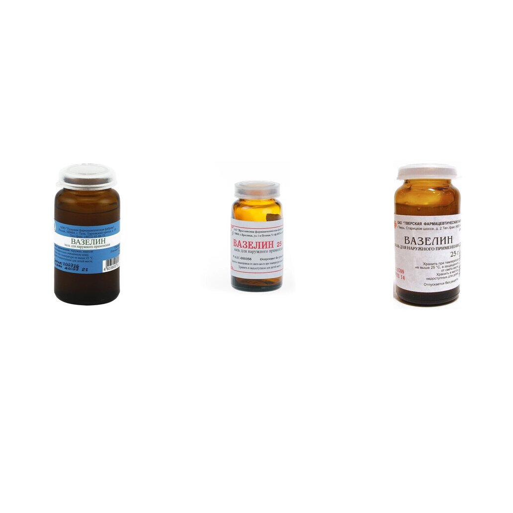 Вазелин мазь для наружного применения банка 25 г (любой производитель)