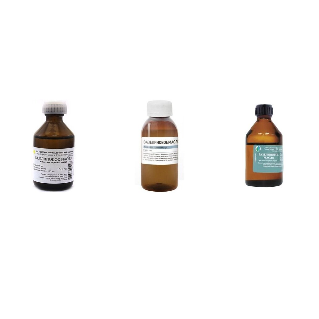 Вазелиновое масло для приема внутрь 50 мл (любой производитель)