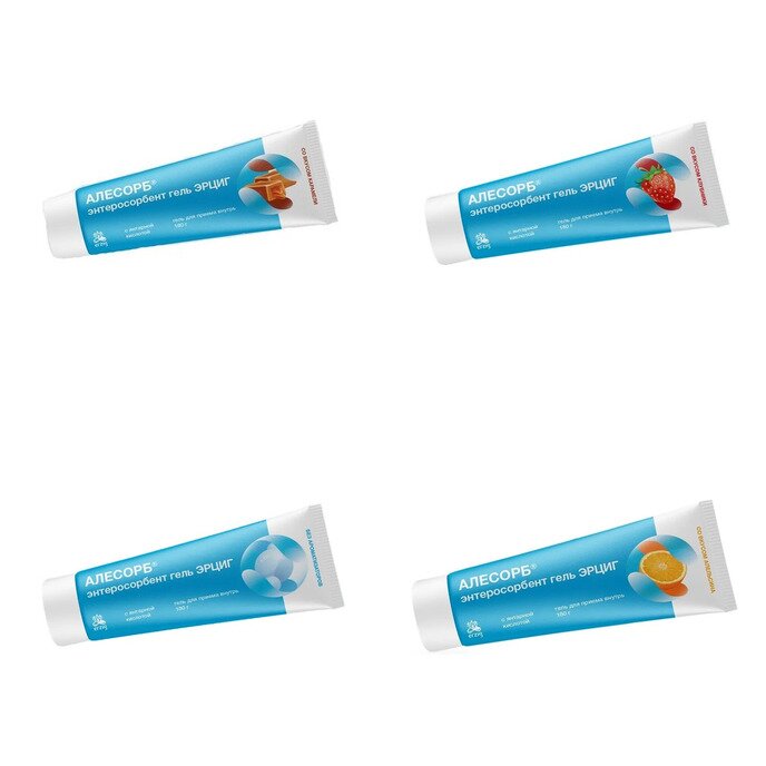 Алесорб энтеросорбент гель туба 180 г (любой вкус)