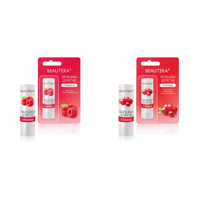 Бальзам для губ Beauteka детский 4,2 г (любой вкус)