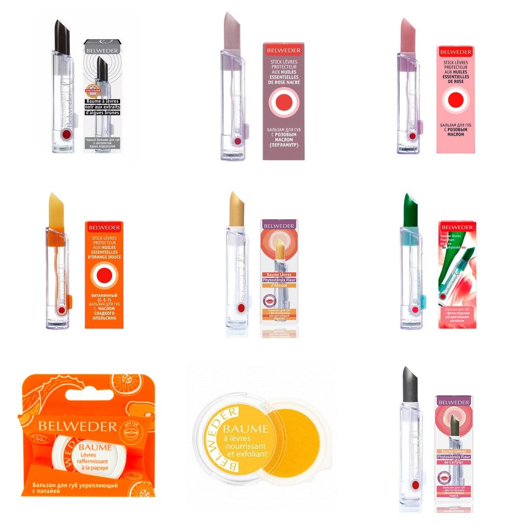 Бальзам для губ Belweder 4 г (Любой вкус)