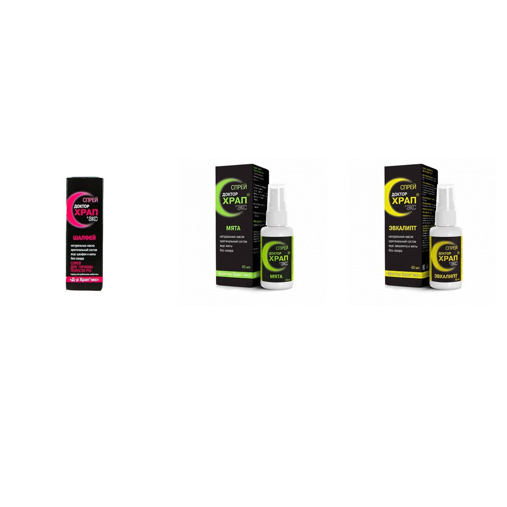 Спрей Доктор Храп-Экс 60 мл (любой вкус)