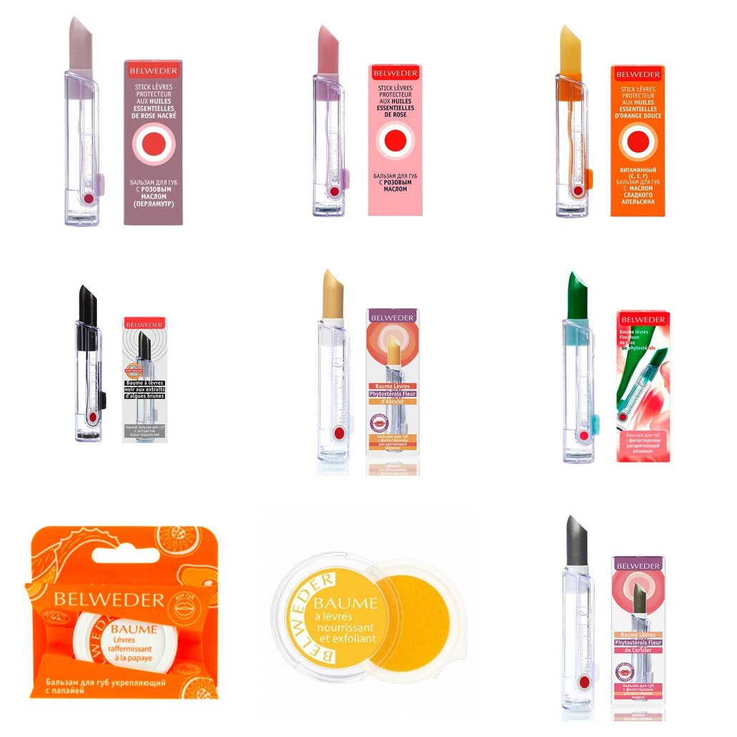 Бальзам для губ Belweder 4 г (Любой вкус)