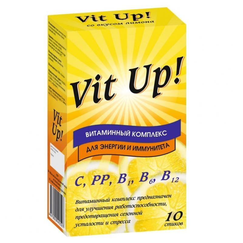 Витаминный комплекс для энергии и иммунитета Vitup стики 10 шт.
