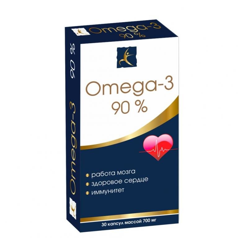 Омега-3 90% капсулы 700 мг 30 шт.