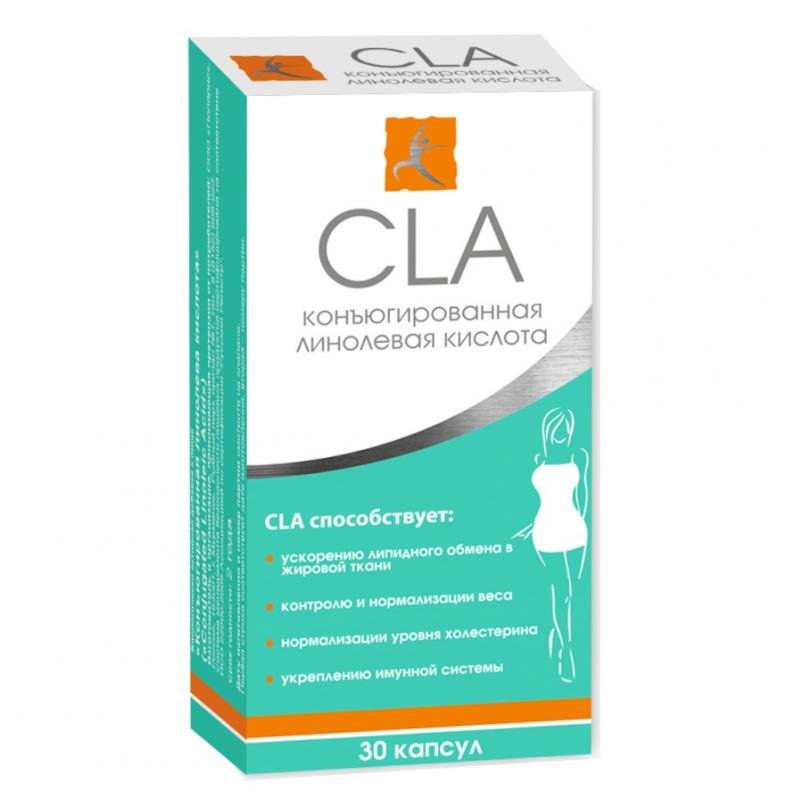 CLA Конъюгированная линолевая кислота капсулы 30 шт.
