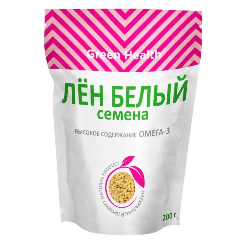 Семена белого льна Грин Хэлф 200 г