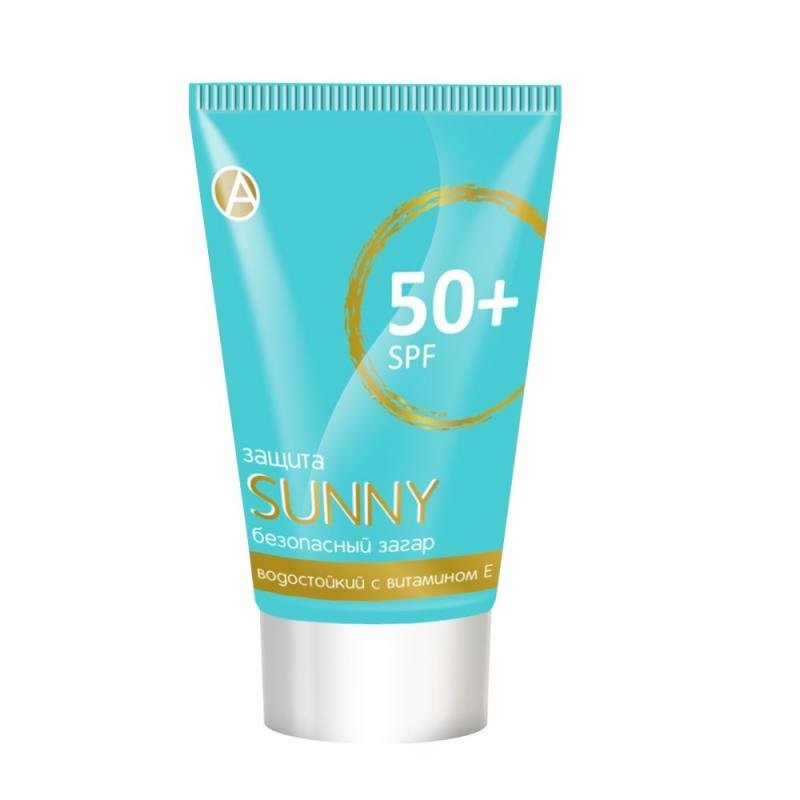 Крем солнцезащитный Sunny SPF 50+ водостойкий с витамином Е 150 мл