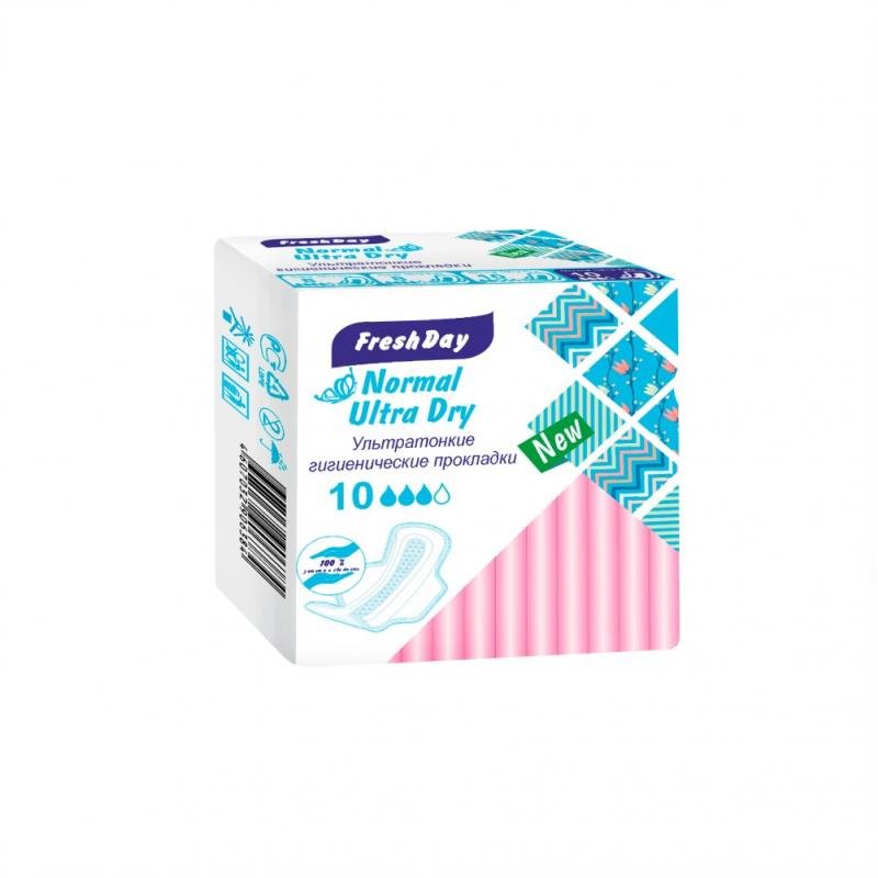 Прокладки FreshDay Ultra Normal Dry 10 шт. ультратонкие