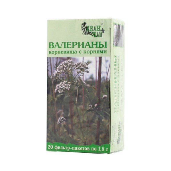Валерианы корневища с корнями Иван-чай 1,5 г фильтр-пакеты 20 шт.