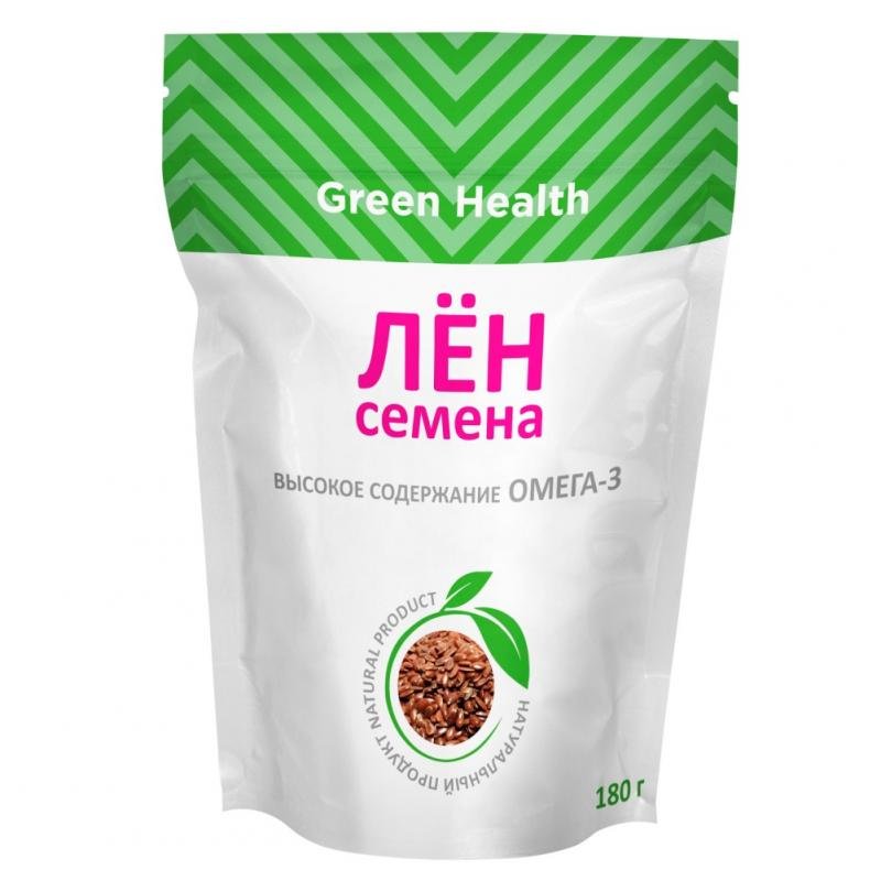 Семена коричневого льна Грин Хэлф 180 г
