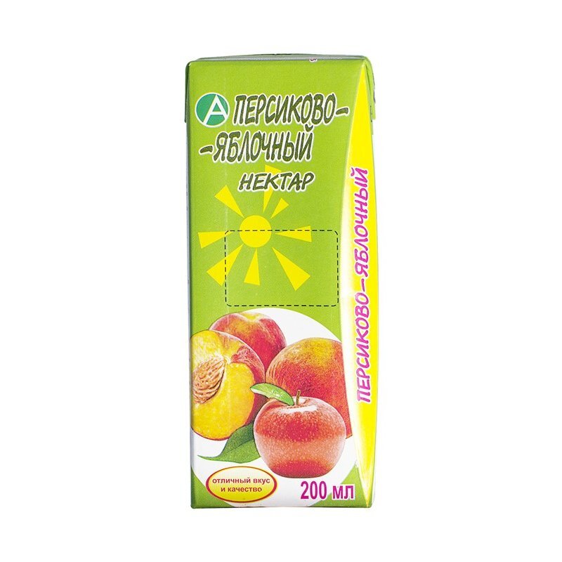 Нектар Персиково-яблочный 200 мл