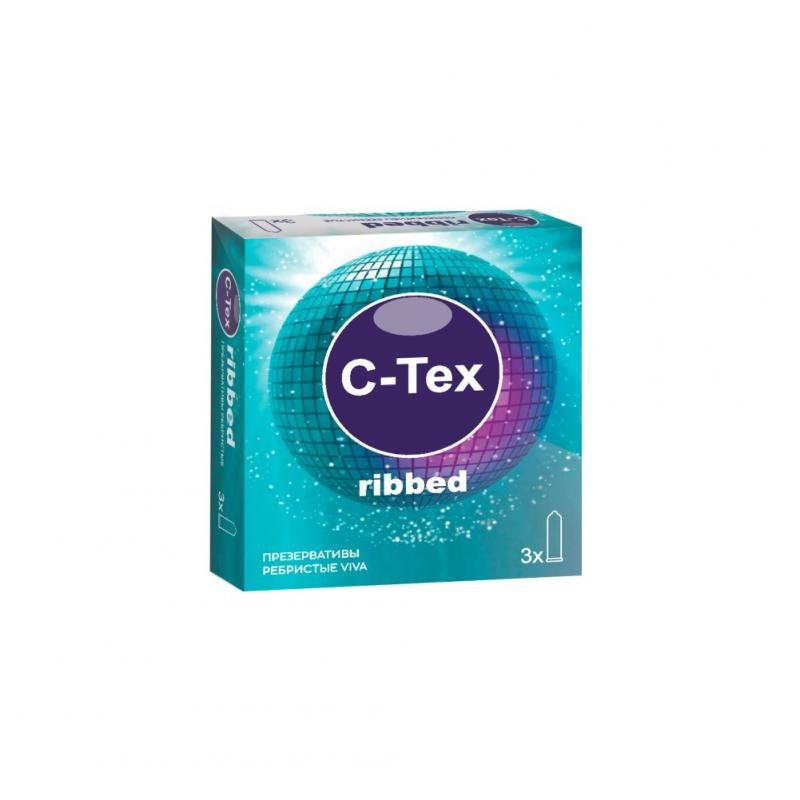 Презервативы С-tex Ребристые 3 шт.