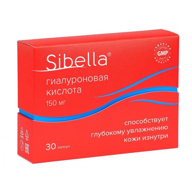Гиалуроновая кислота Sibella капсулы 30 шт.