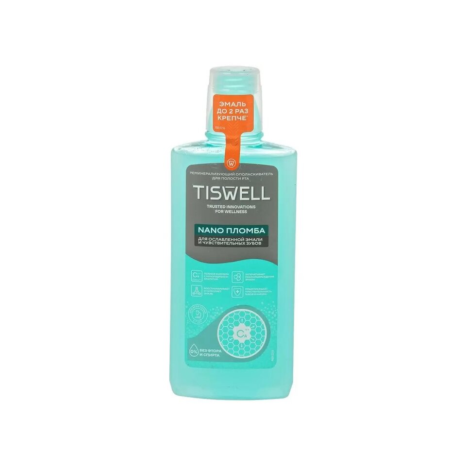 Ополаскиватель для полости рта Tiswell для ослабленной эмали и чувствительных зубов 500 мл