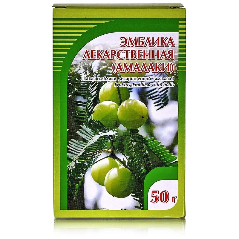 Эмблика лекарственная (Амалаки) плоды пачка 50 г