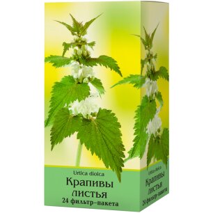Крапивы листья БАД 1,5г 24 шт. ф/п