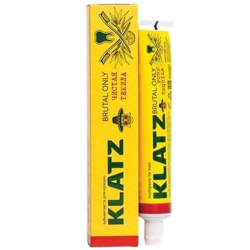 Зубная паста Klatz brutal only для мужчин чистая текила 75 мл
