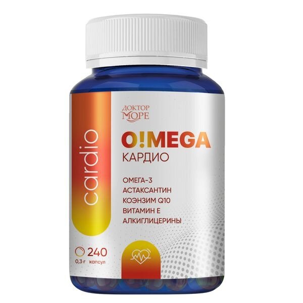Омега кардио Доктор Море капсулы 300 мг 240 шт.