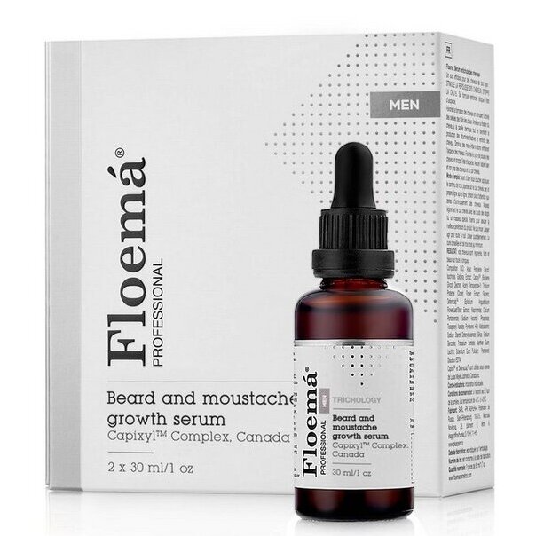 Сыворотка для роста усов и бороды Floema Men 30 мл 2 шт.