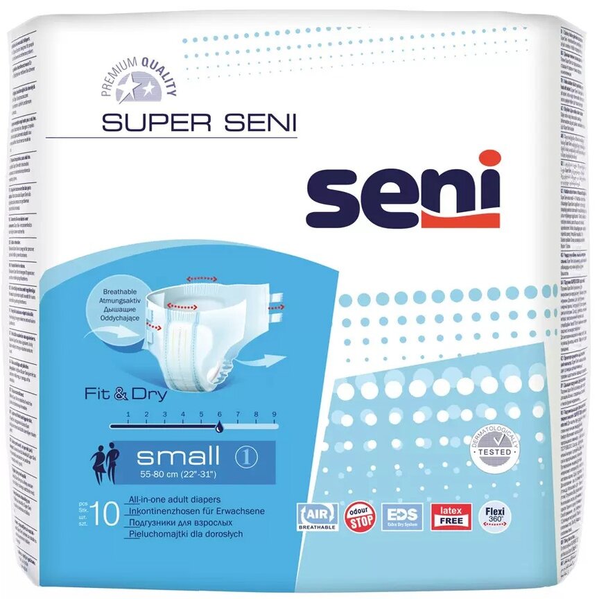 Подгузники Seni Super Air Small 10 шт.