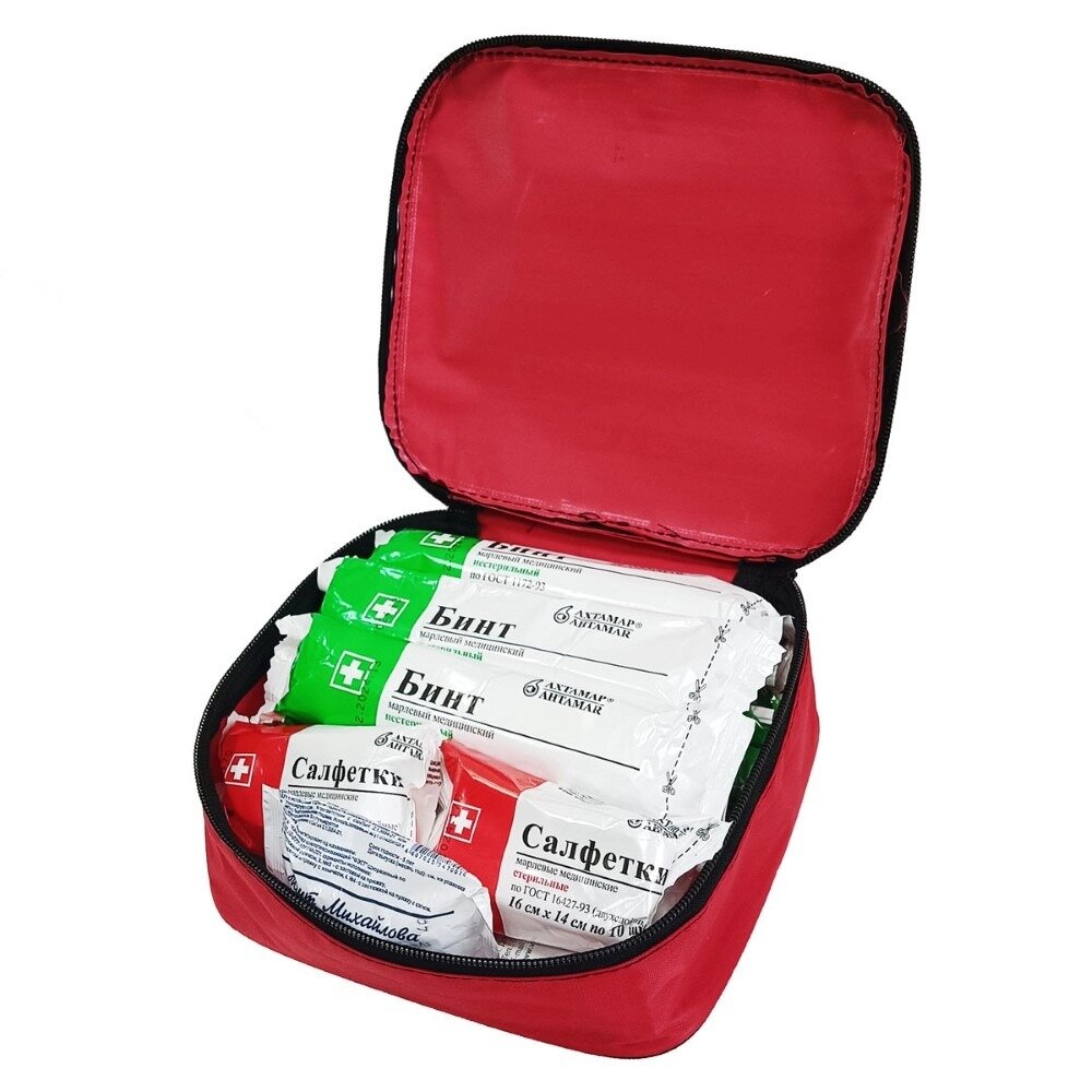Аптечка первой помощи ФЭСТ Салют мягкий футляр Приказ №260н арт. 3740