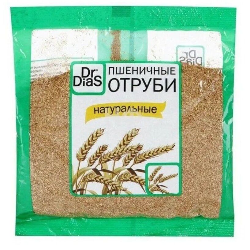 Отруби Dr.DiaS пшеничные натуральные 200 г