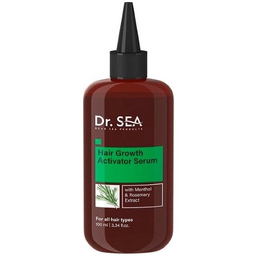 Сыворотка-активатор для роста волос Dr.Sea с ментолом и экстрактом розмарина 100 мл