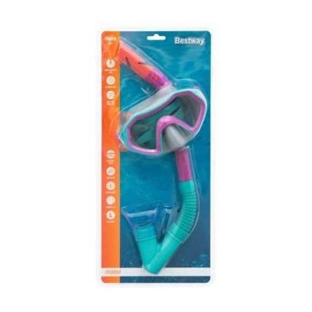 Набор для плавания Bestway sparkling sea 2 предмета: маска трубка от 7+ микс 24025