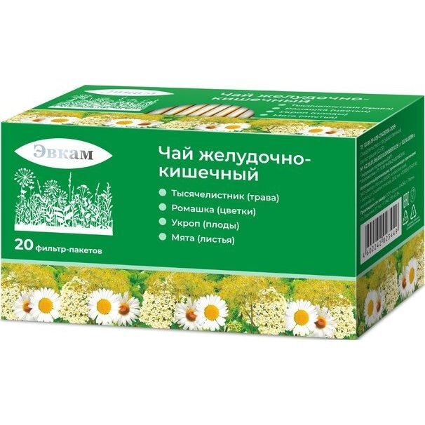 Чай Био Эвкам желудочно-кишечный фильтр-пакеты 20 шт.