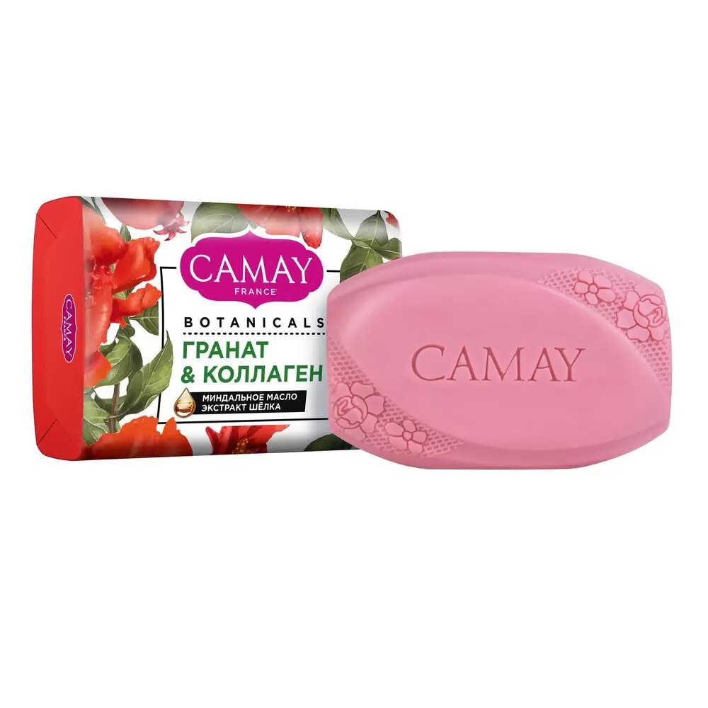 Camay мыло туалетное 85г акция цветки граната