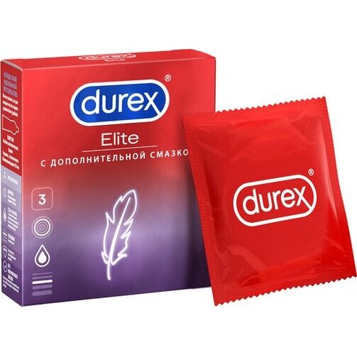 Презервативы Дюрекс (Durex) Elite 3 шт.