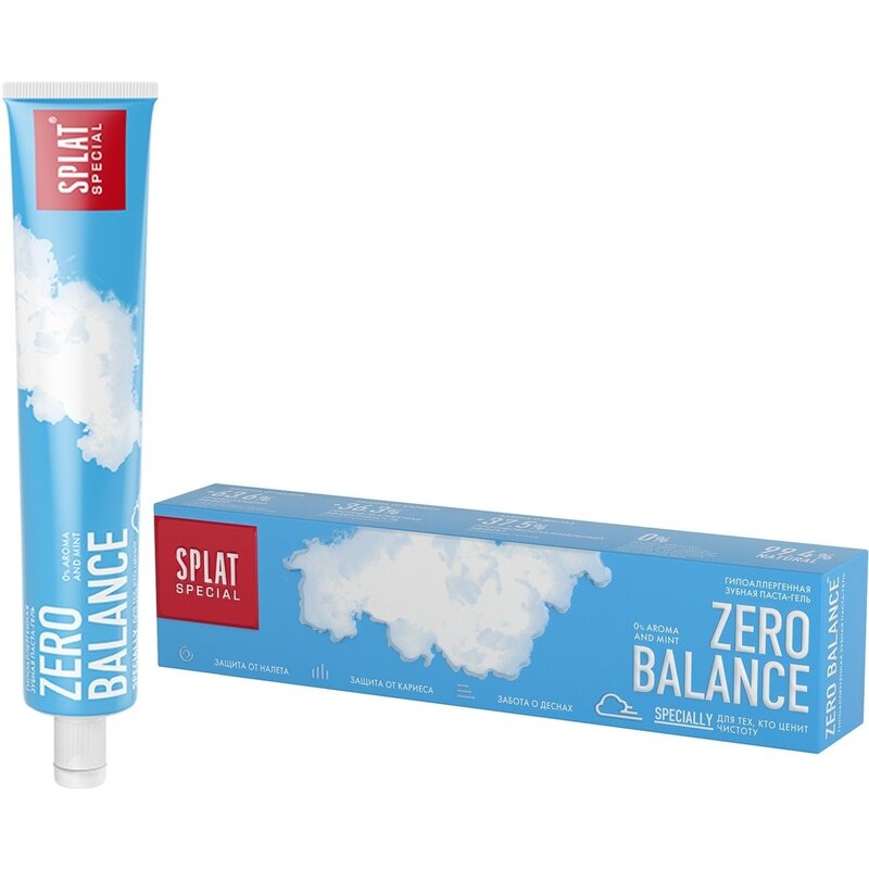 Зубная паста Splat Zero Balance гипоаллергенная 75 мл