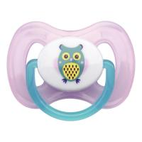 Соска-пустышка Мир детства силиконовая каплевидная Совы