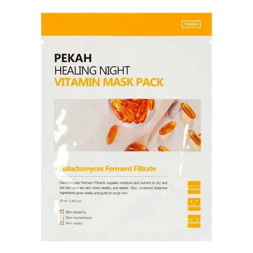 Маска тканевая для лица Pekah вечерняя витаминная 25 мл