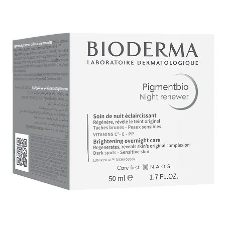 Bioderma Pigmentbio Осветляющий и обновляющий ночной крем 50 мл 1 шт.