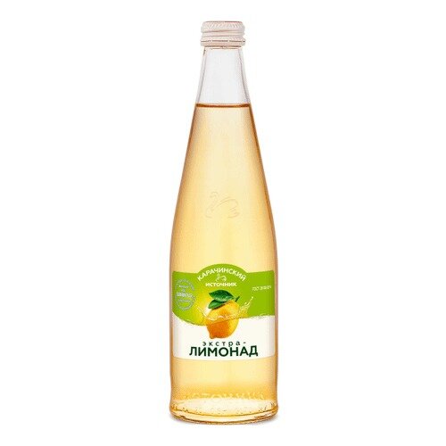 Напиток экстра-лимонад Карачинский источник бутылка стеклянная 0.5 л