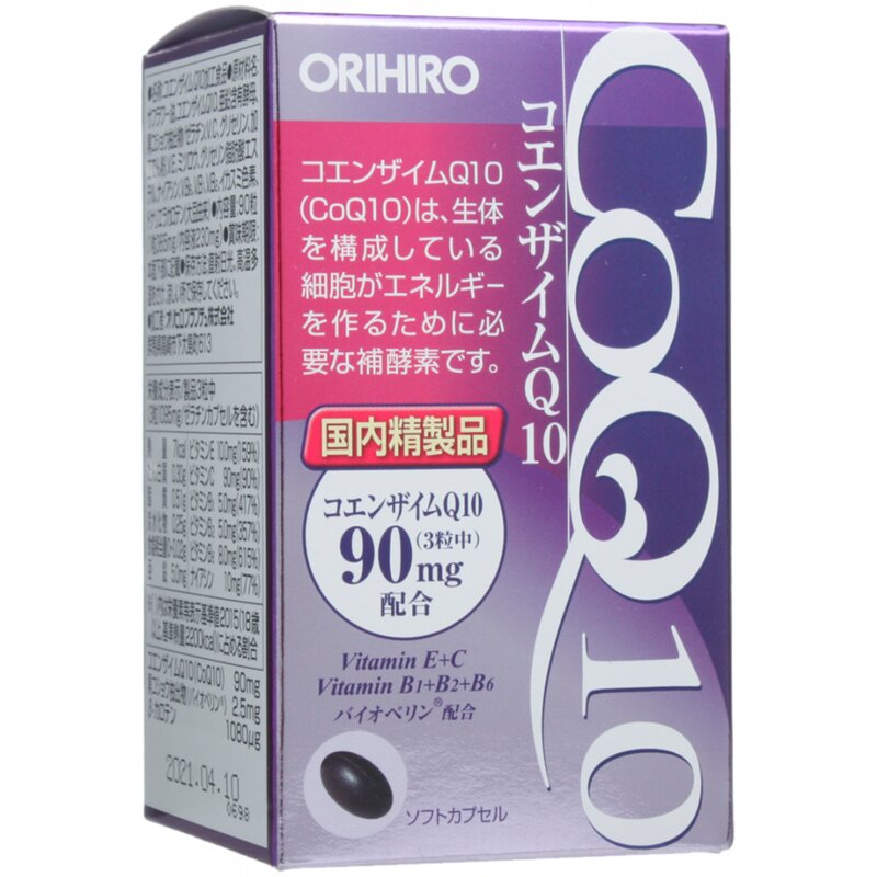 Orihiro Коэнзим Q10 капсулы 90 шт.
